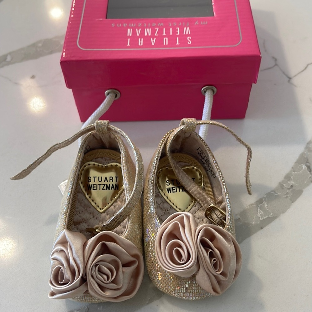 My First Stuart Weitzman Infant dress shoe